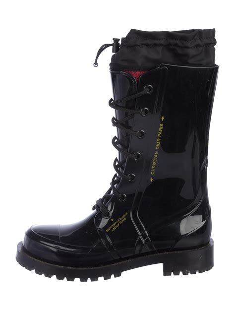 rain boots dior|authentic christian dior boots.